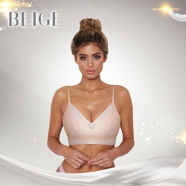 Women's Backless Lace Bralette with Wireless Support