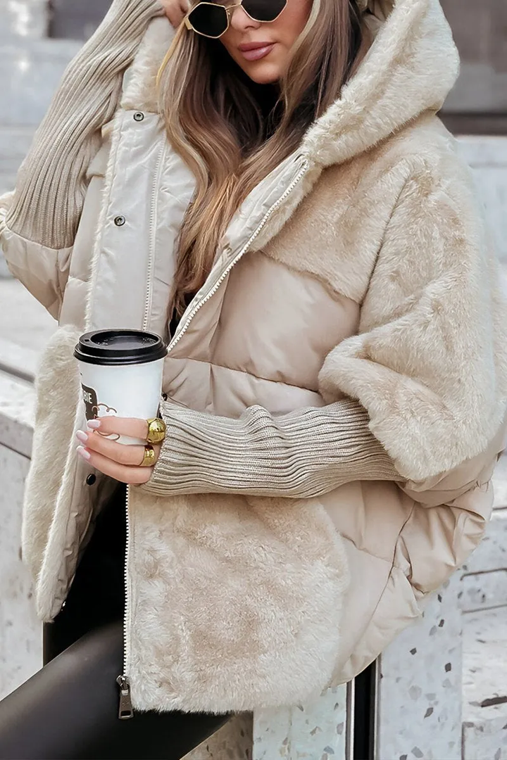 Women's Cozy Hooded Puffer Jacket