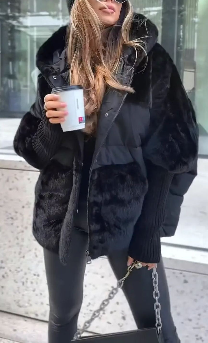 Women's Cozy Hooded Puffer Jacket
