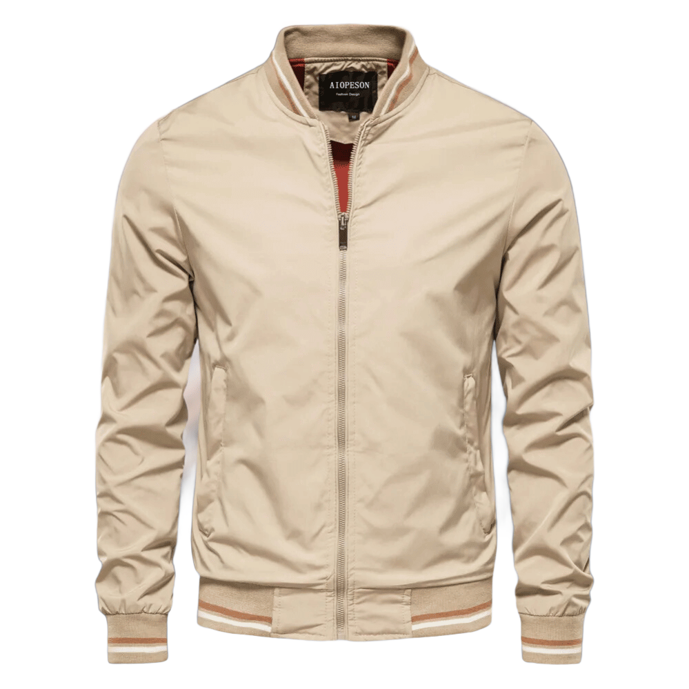 Men's Lightweight Water-Repellent Bomber Jacket