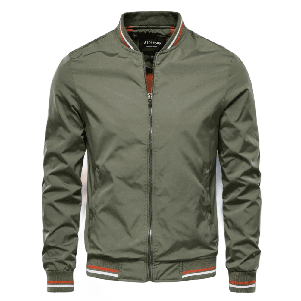 Men's Lightweight Water-Repellent Bomber Jacket