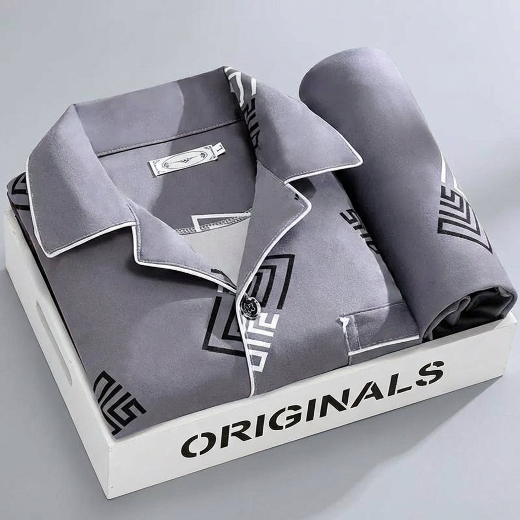 Men's Plaid Lounge Set for Comfort and Style