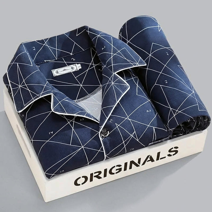 Men's Plaid Lounge Set for Comfort and Style