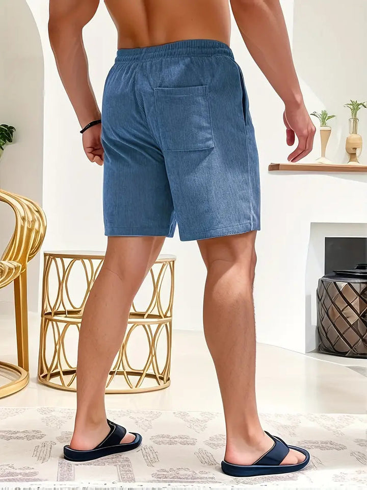 Men's Quick-Dry Corduroy Swim Trunks