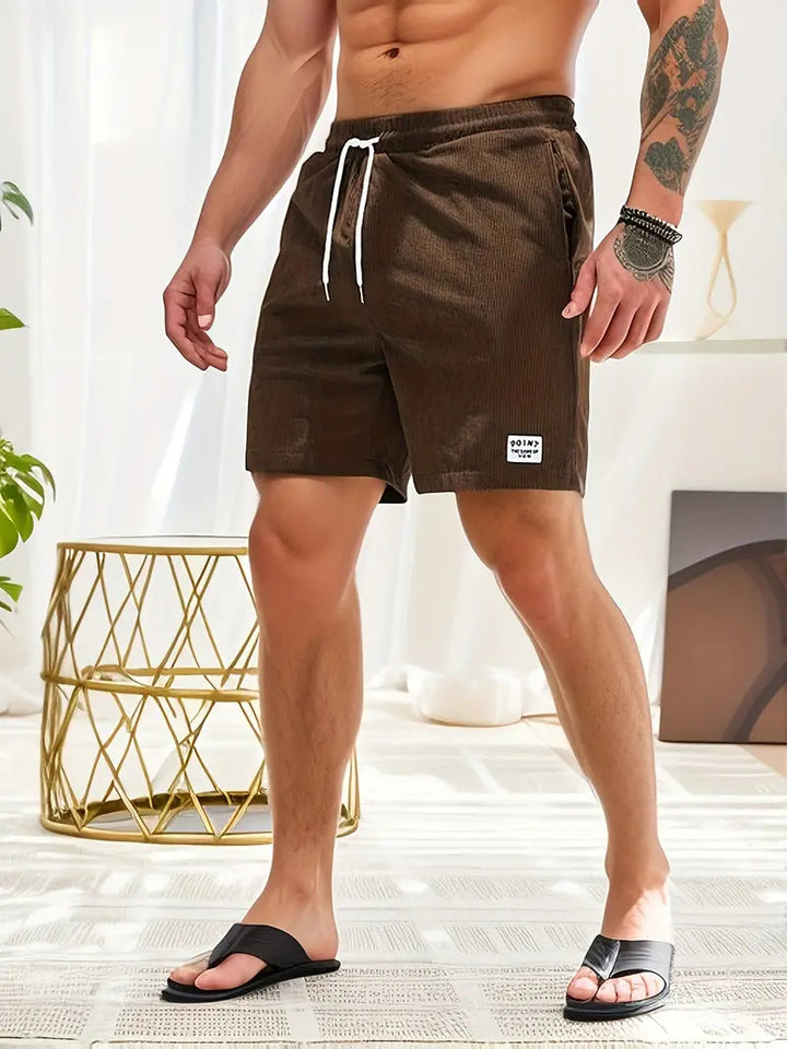 Men's Quick-Dry Corduroy Swim Trunks