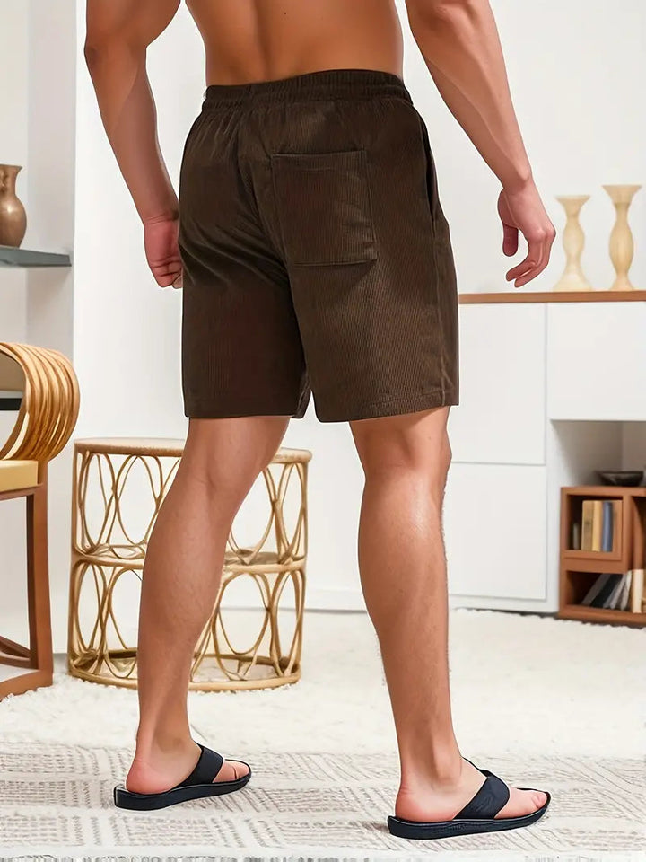 Men's Quick-Dry Corduroy Swim Trunks