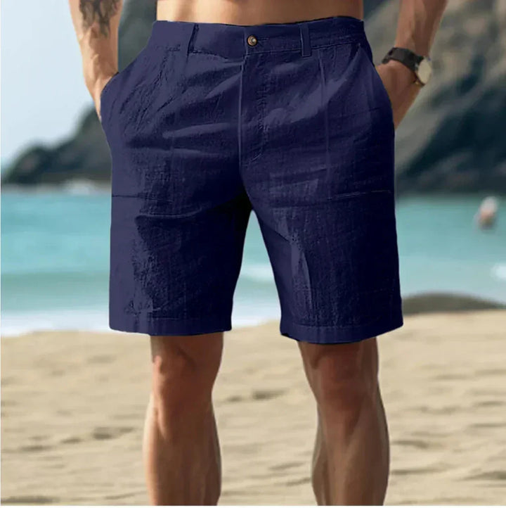 Men's Breathable Linen Casual Drawstring Shorts