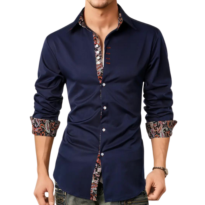 Men's Paisley Detail Dress Shirt
