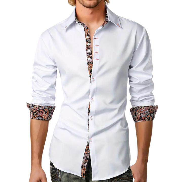 Men's Paisley Detail Dress Shirt
