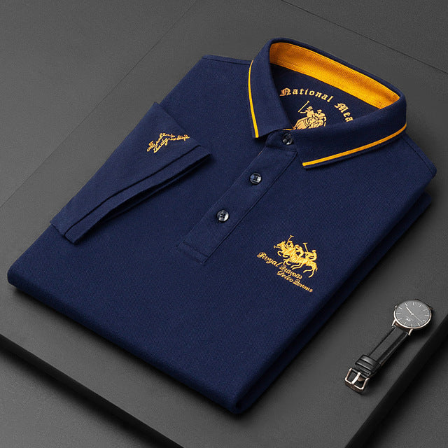 Men's Embroidered Premium Polo Shirt