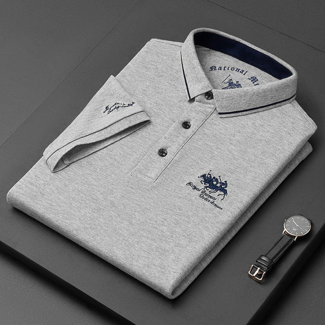 Men's Embroidered Premium Polo Shirt