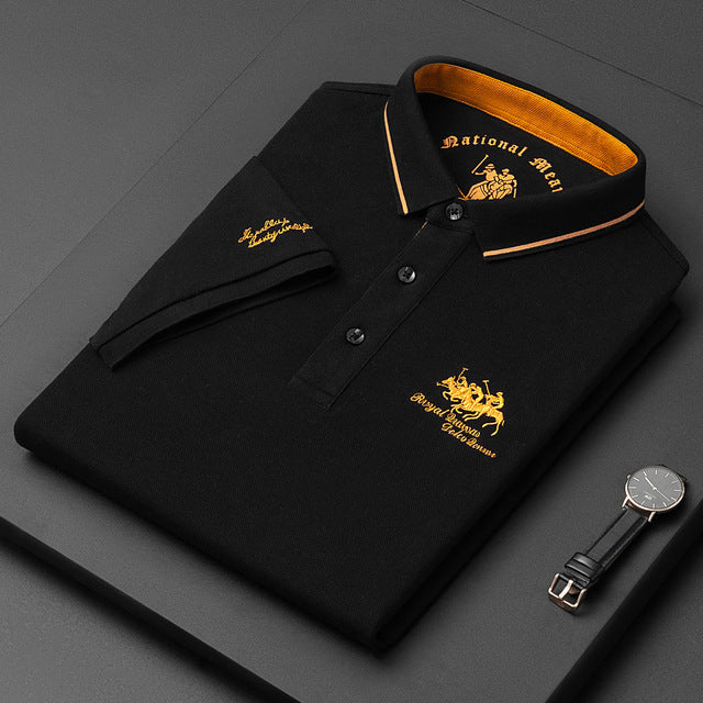 Men's Embroidered Premium Polo Shirt