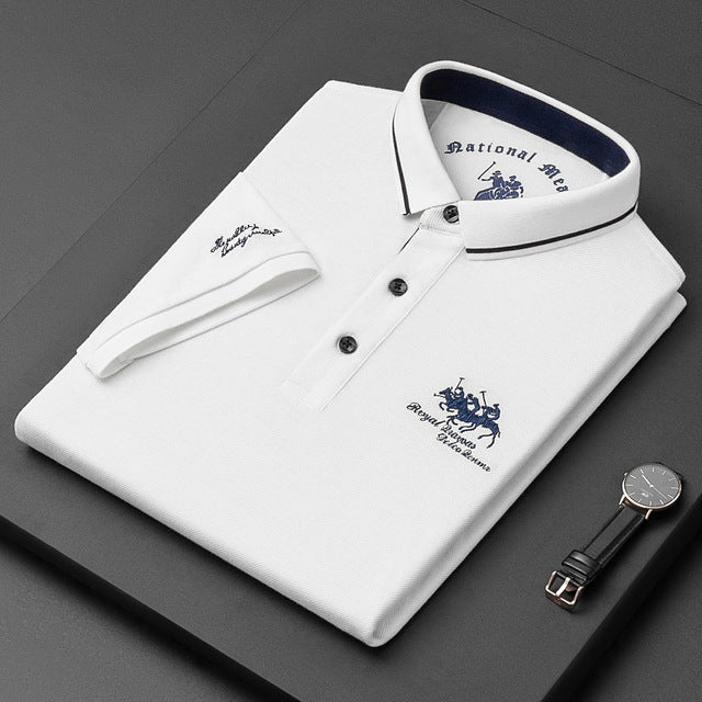 Men's Embroidered Premium Polo Shirt