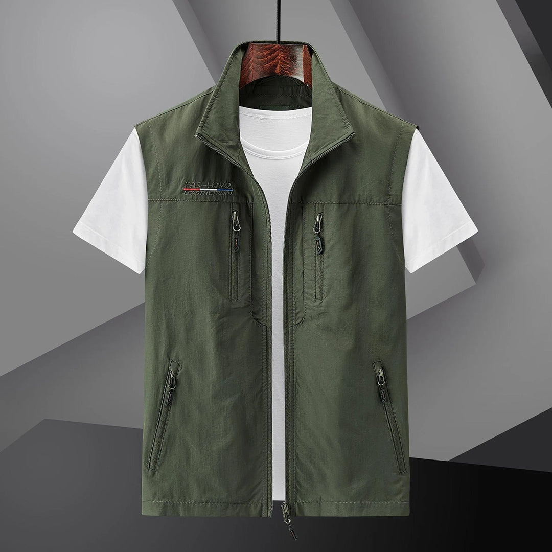 Men's Lightweight Multi-Pocket Outdoor Utility Vest