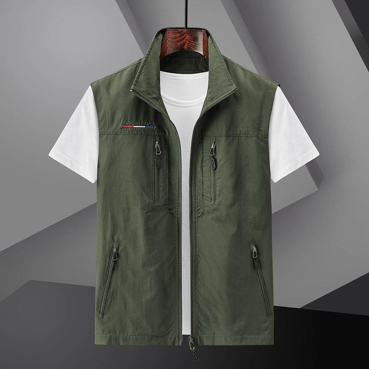 Men's Lightweight Multi-Pocket Outdoor Utility Vest