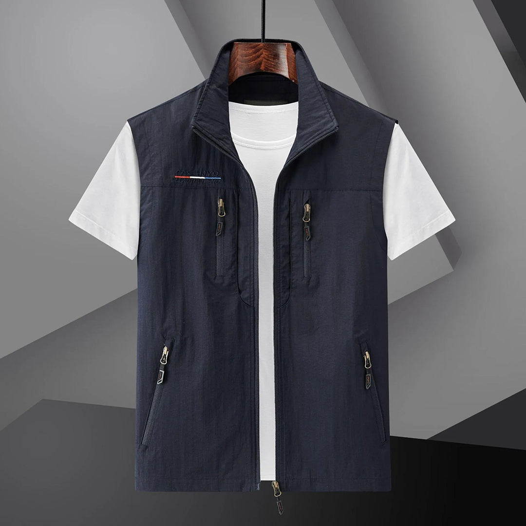 Men's Lightweight Multi-Pocket Outdoor Utility Vest