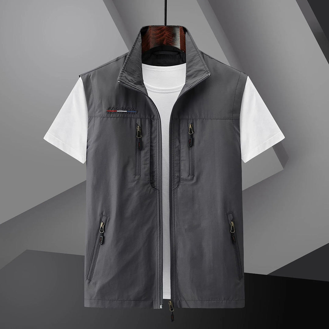 Men's Lightweight Multi-Pocket Outdoor Utility Vest
