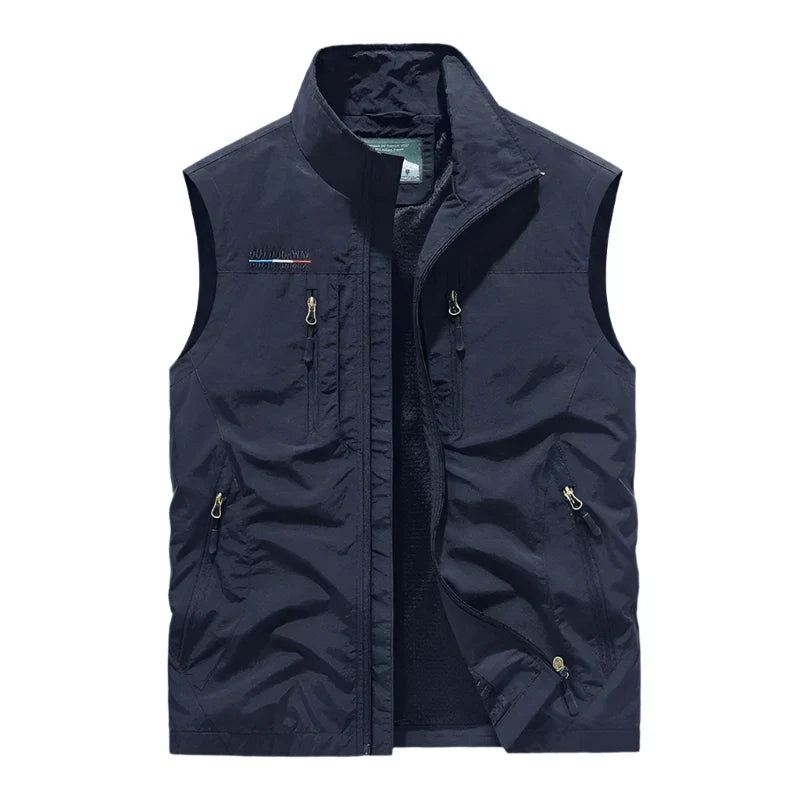 Men's Lightweight Water-Resistant Outdoor Vest