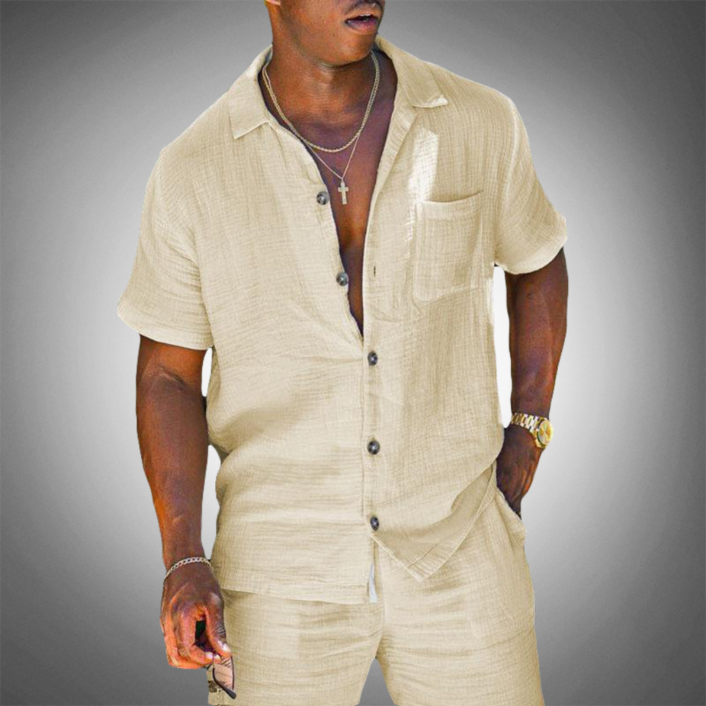 Men's Relaxed Breathable Linen Outfit