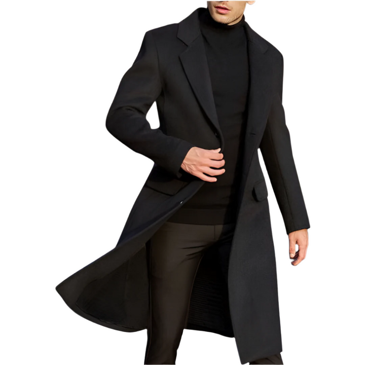Men's Stylish Warm Wool Overcoat