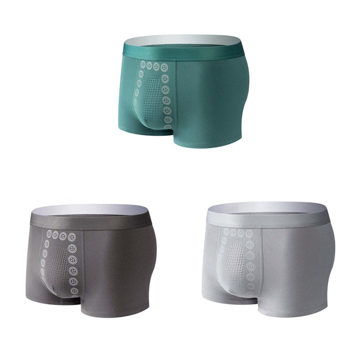 Men's Comfortable Support Boxer Briefs with Massage Fit