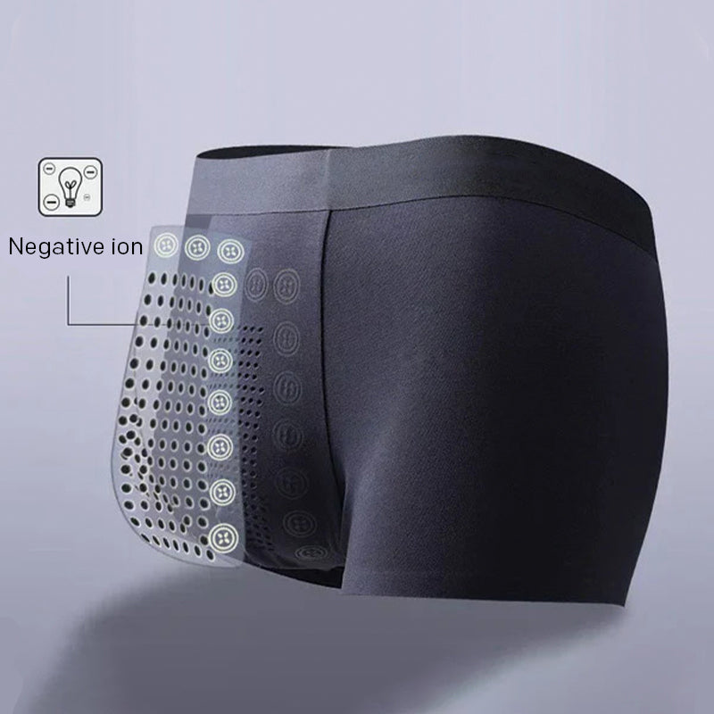 Men's Comfortable Support Boxer Briefs with Massage Fit
