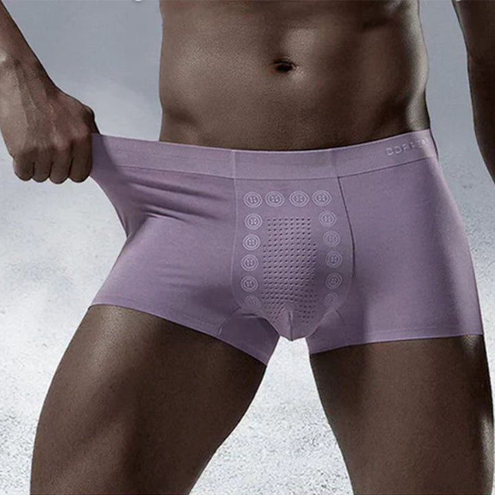 Men's Comfortable Support Boxer Briefs with Massage Fit