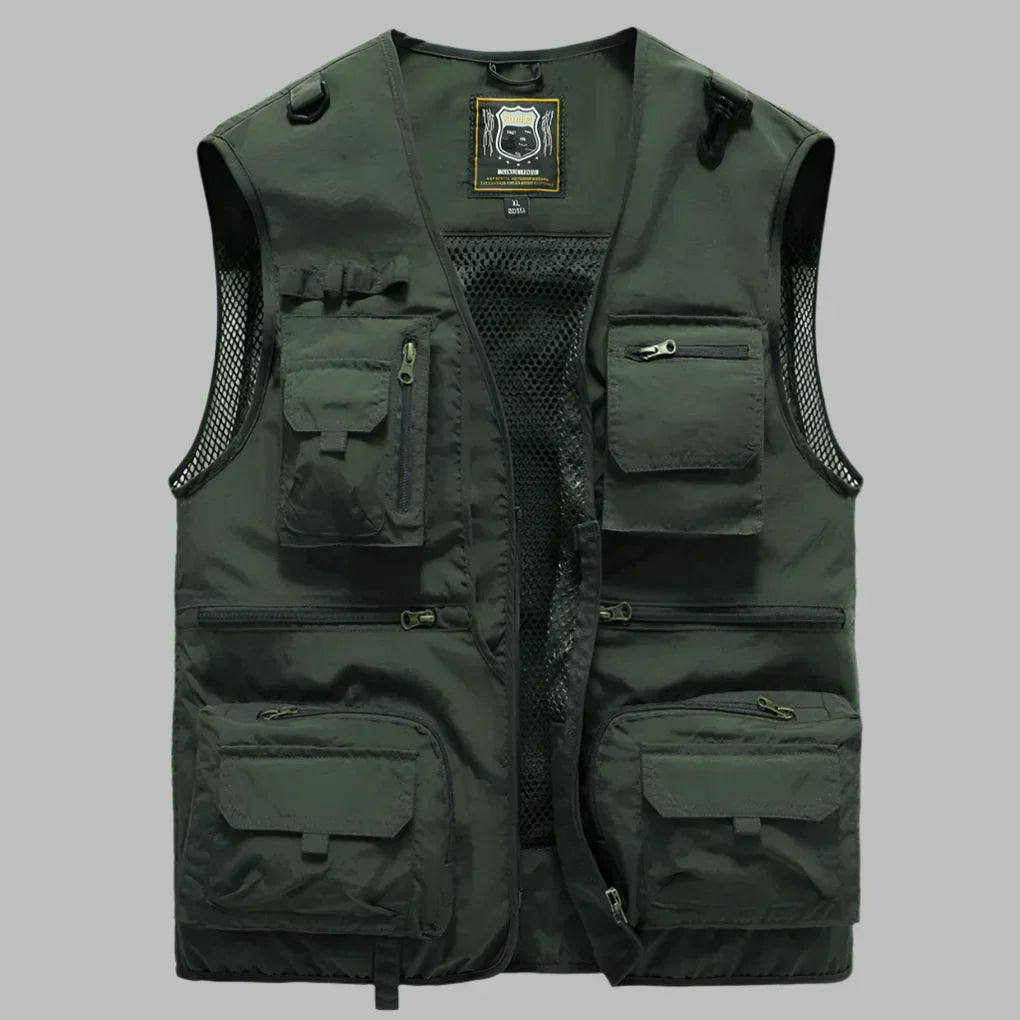 Men's Lightweight Outdoor Multi-Pocket Vest