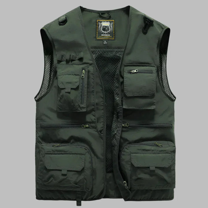 Men's Lightweight Outdoor Multi-Pocket Vest