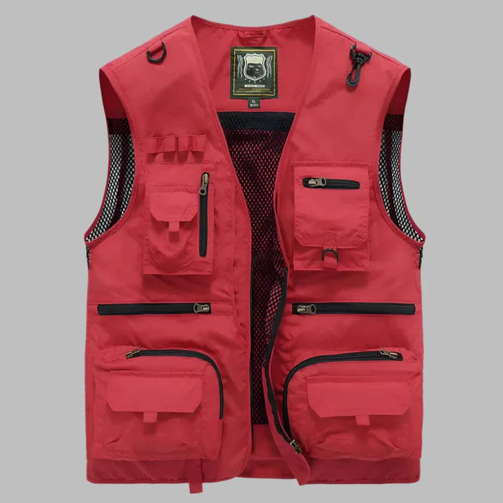 Men's Lightweight Outdoor Multi-Pocket Vest