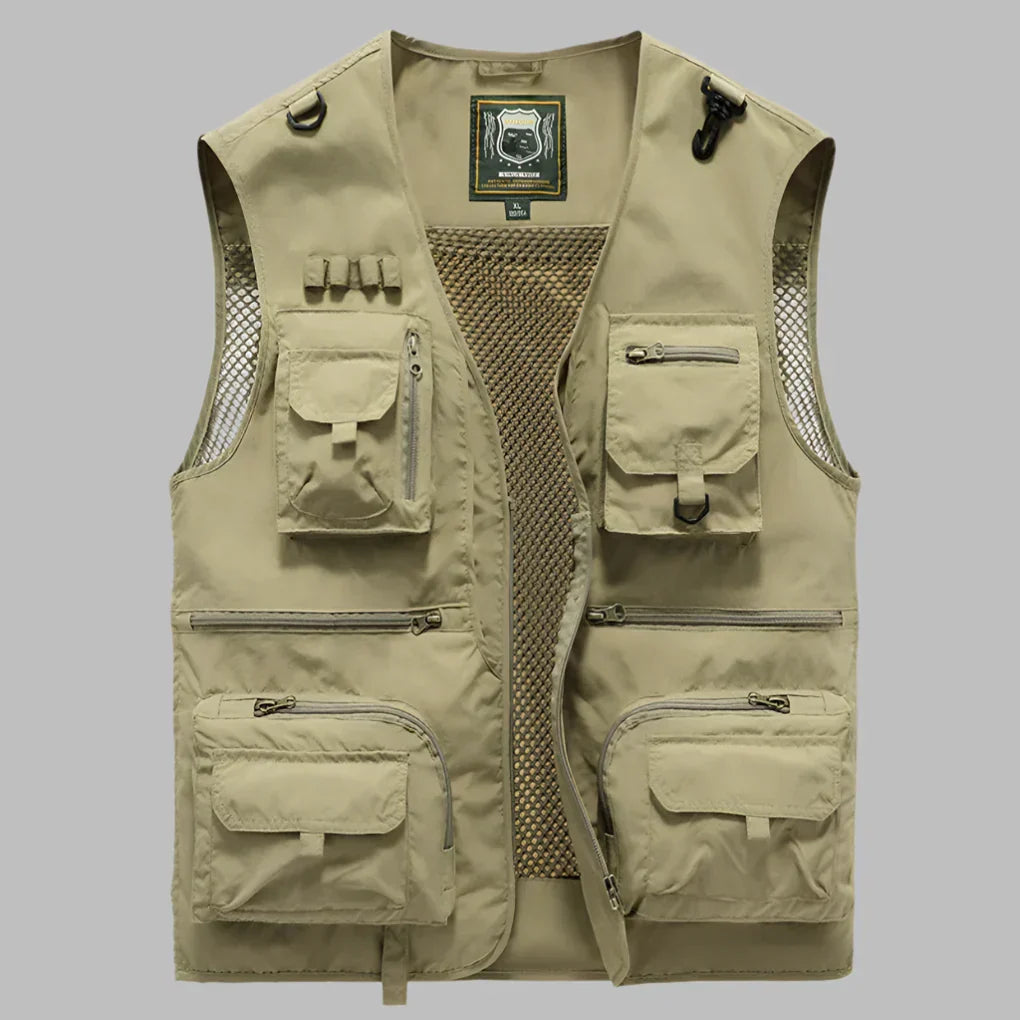 Men's Lightweight Outdoor Multi-Pocket Vest