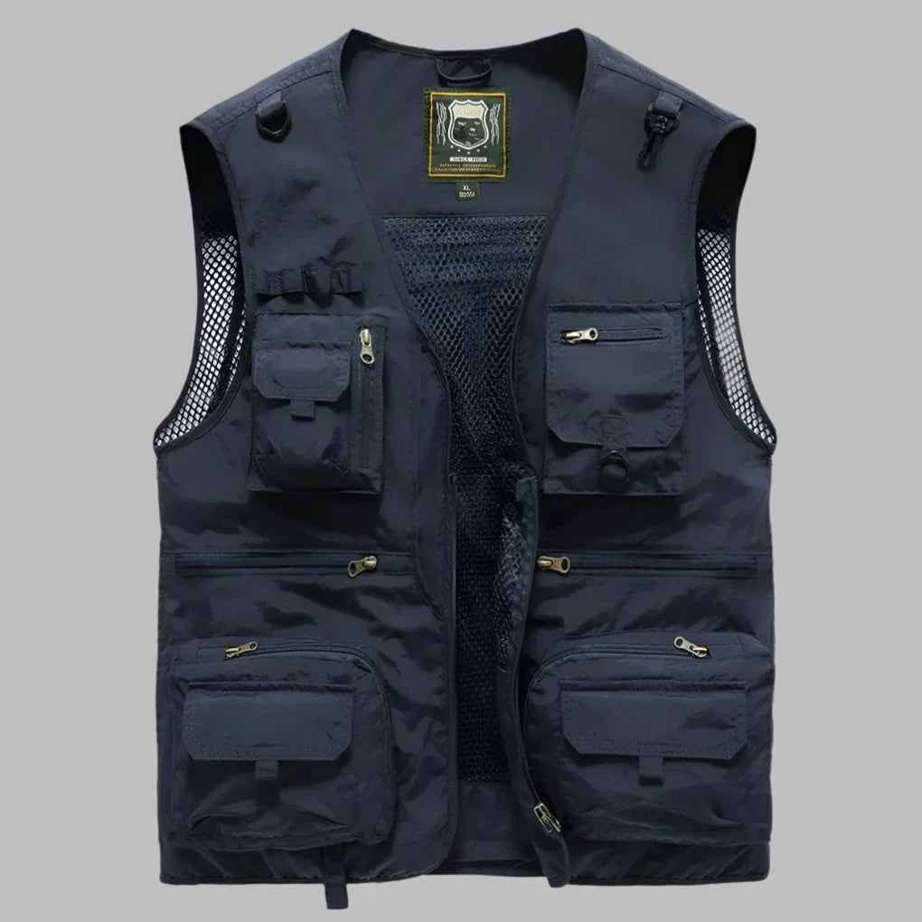 Men's Lightweight Outdoor Multi-Pocket Vest
