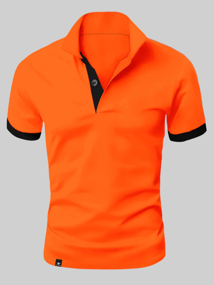 Men's Stylish Breathable Buttoned Polo Shirt