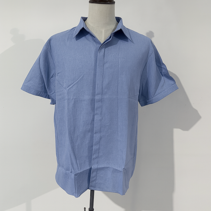 Men's Airy Cotton Linen Blend Casual Shirt