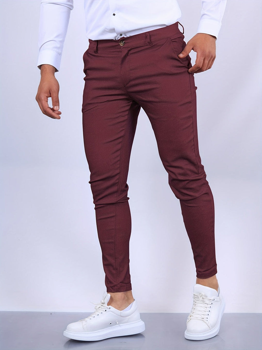 Men's Stretch Slim Fit Casual and Dress Pants