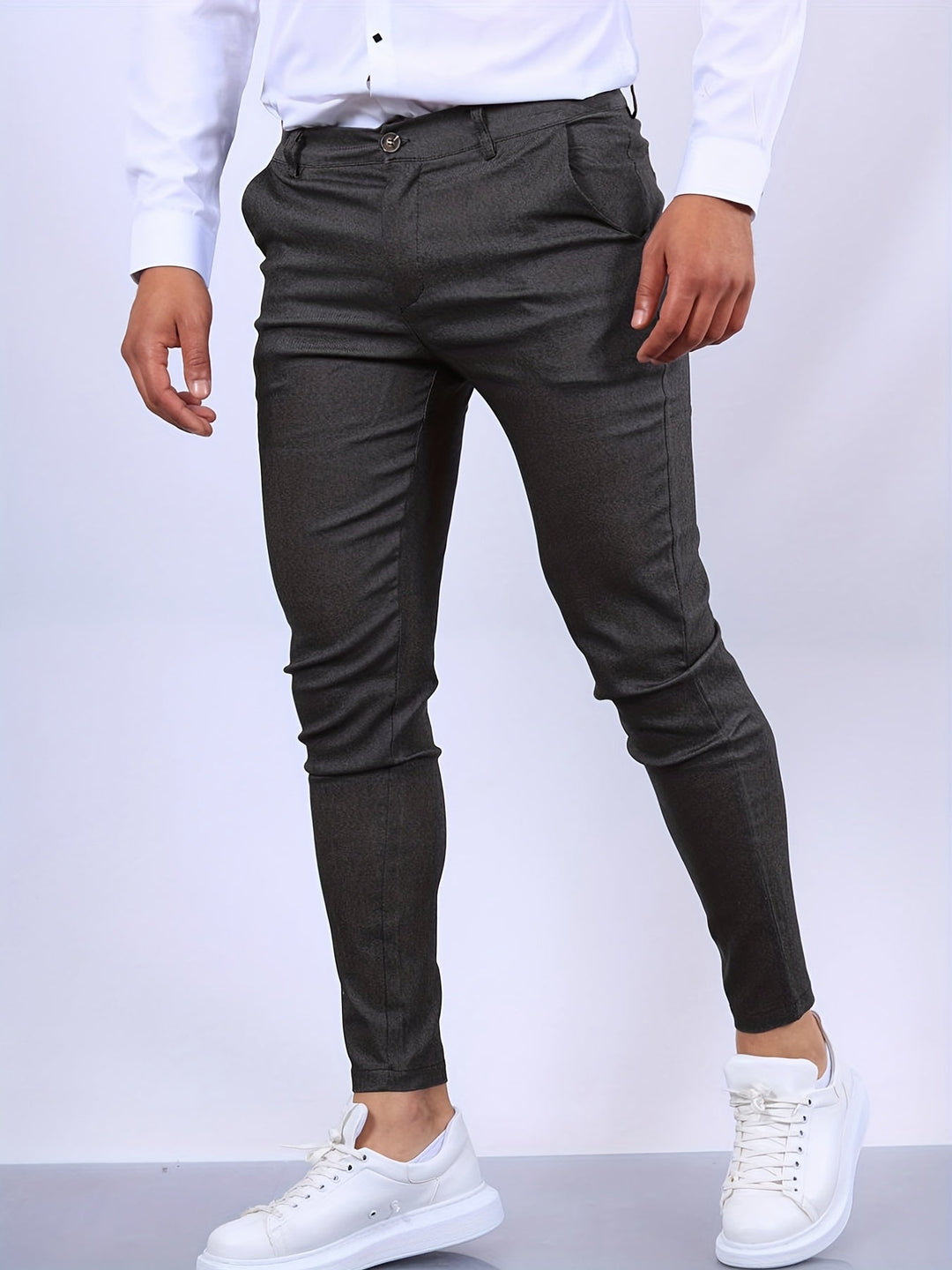 Men's Stretch Slim Fit Casual and Dress Pants