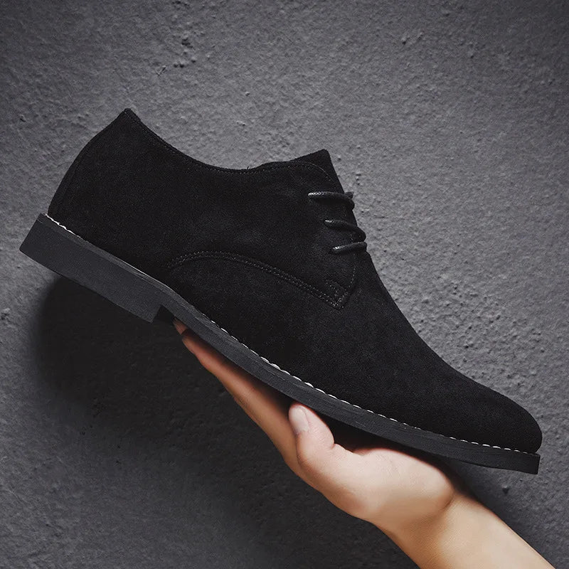 Men's Comfortable Suede Derby Shoes