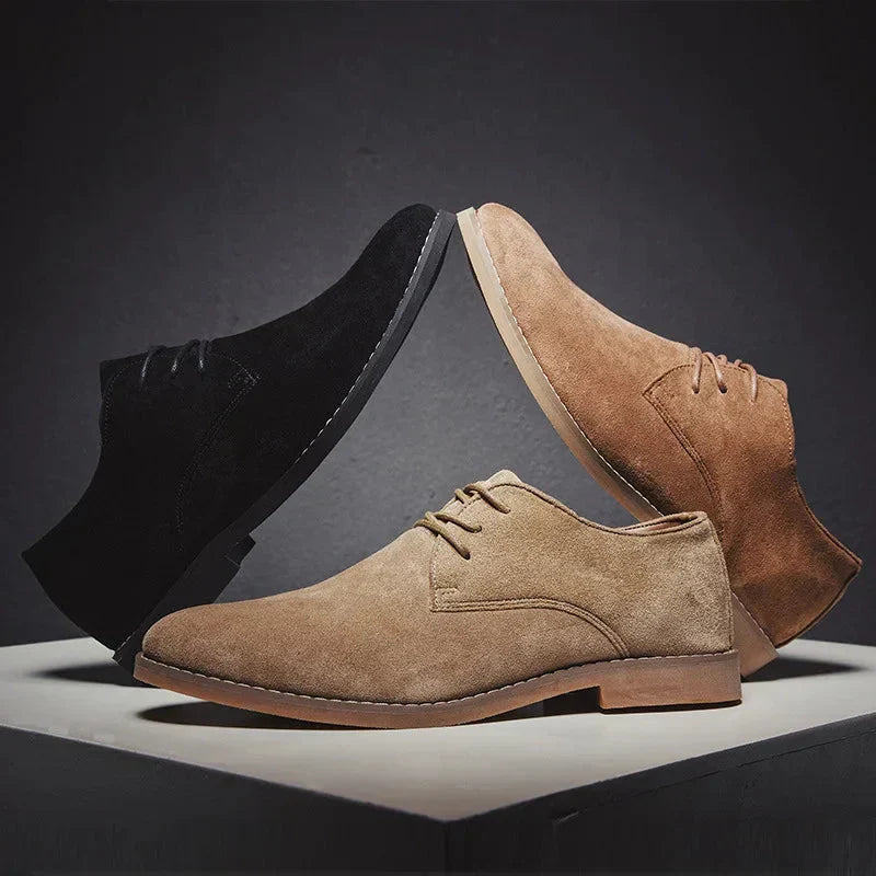 Men's Comfortable Suede Derby Shoes