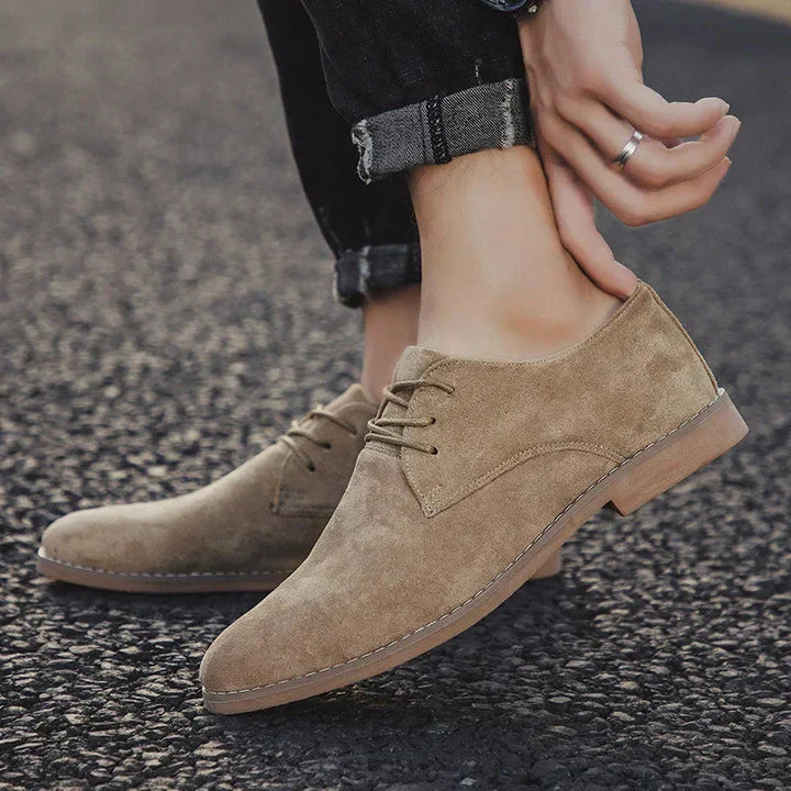 Men's Comfortable Suede Derby Shoes