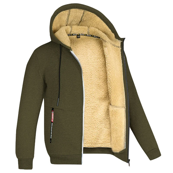 Men's Warm Sherpa Fleece Lined Hoodie