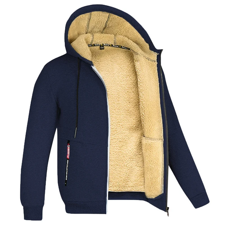 Men's Warm Sherpa Fleece Lined Hoodie