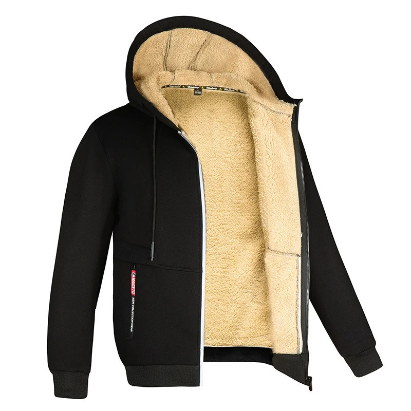 Men's Warm Sherpa Fleece Lined Hoodie