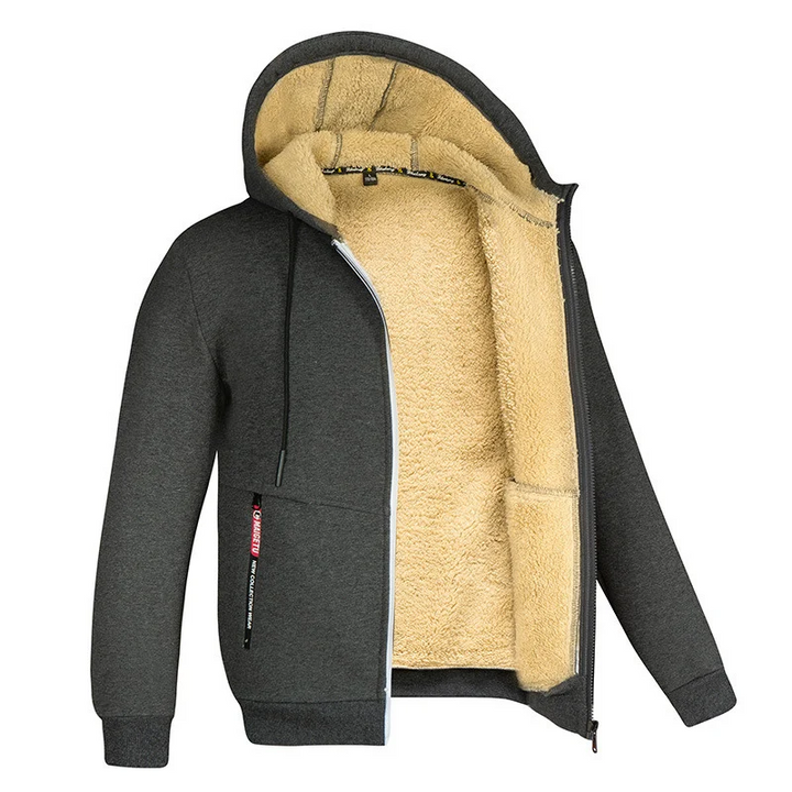 Men's Warm Sherpa Fleece Lined Hoodie