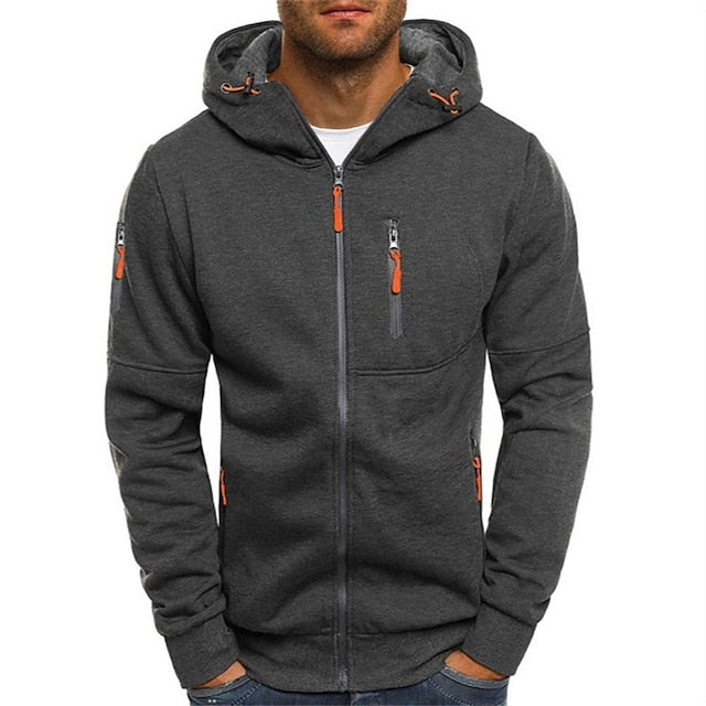 Men's Soft and Durable Zip Hoodie