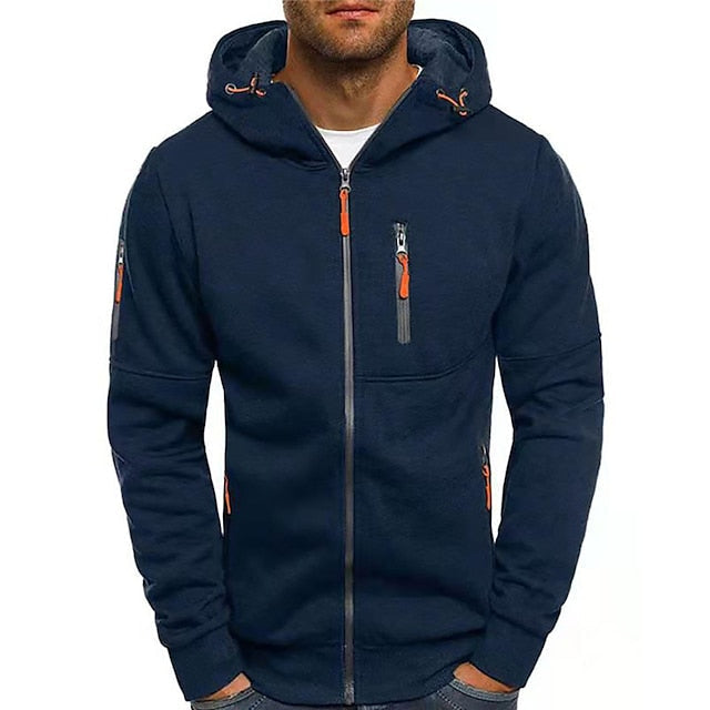Men's Soft and Durable Zip Hoodie