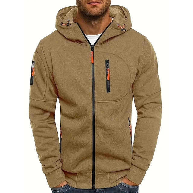 Men's Soft and Durable Zip Hoodie