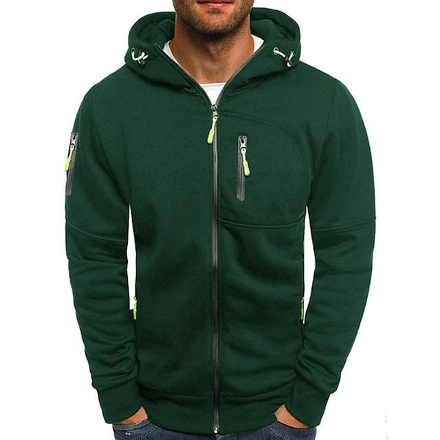 Men's Soft and Durable Zip Hoodie