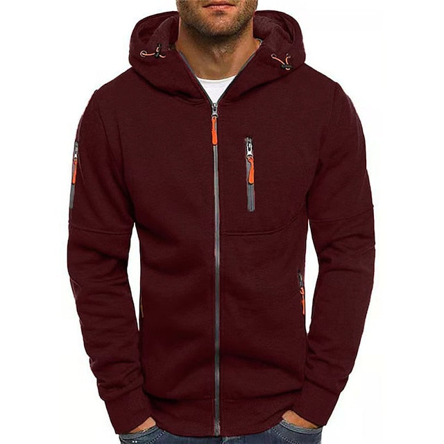 Men's Soft and Durable Zip Hoodie