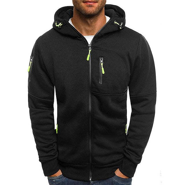 Men's Soft and Durable Zip Hoodie
