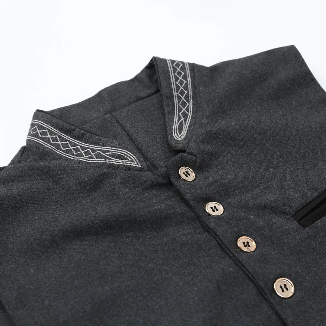 Men's Classic Embroidered Vest
